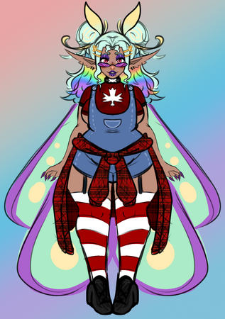 mallowrie 2.0 Canadian fit! art by VampPudding